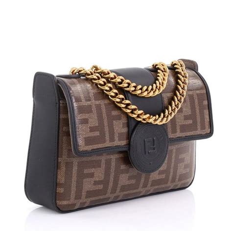 fendi mini double f canvas|fendi bag.